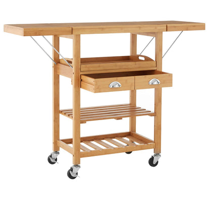 Harlow Bamboo Kitchen Trolley