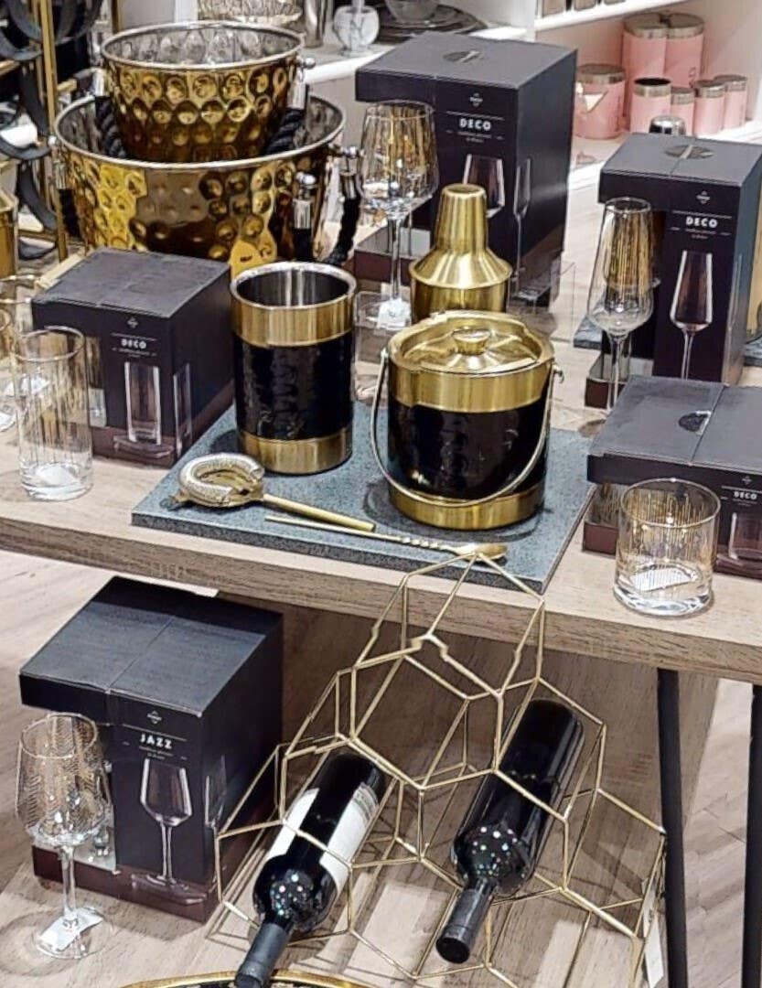 Set Of Four Jazz Wine Glasses