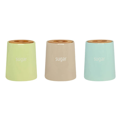 Fletcher Beige Ceramic Sugar Canister