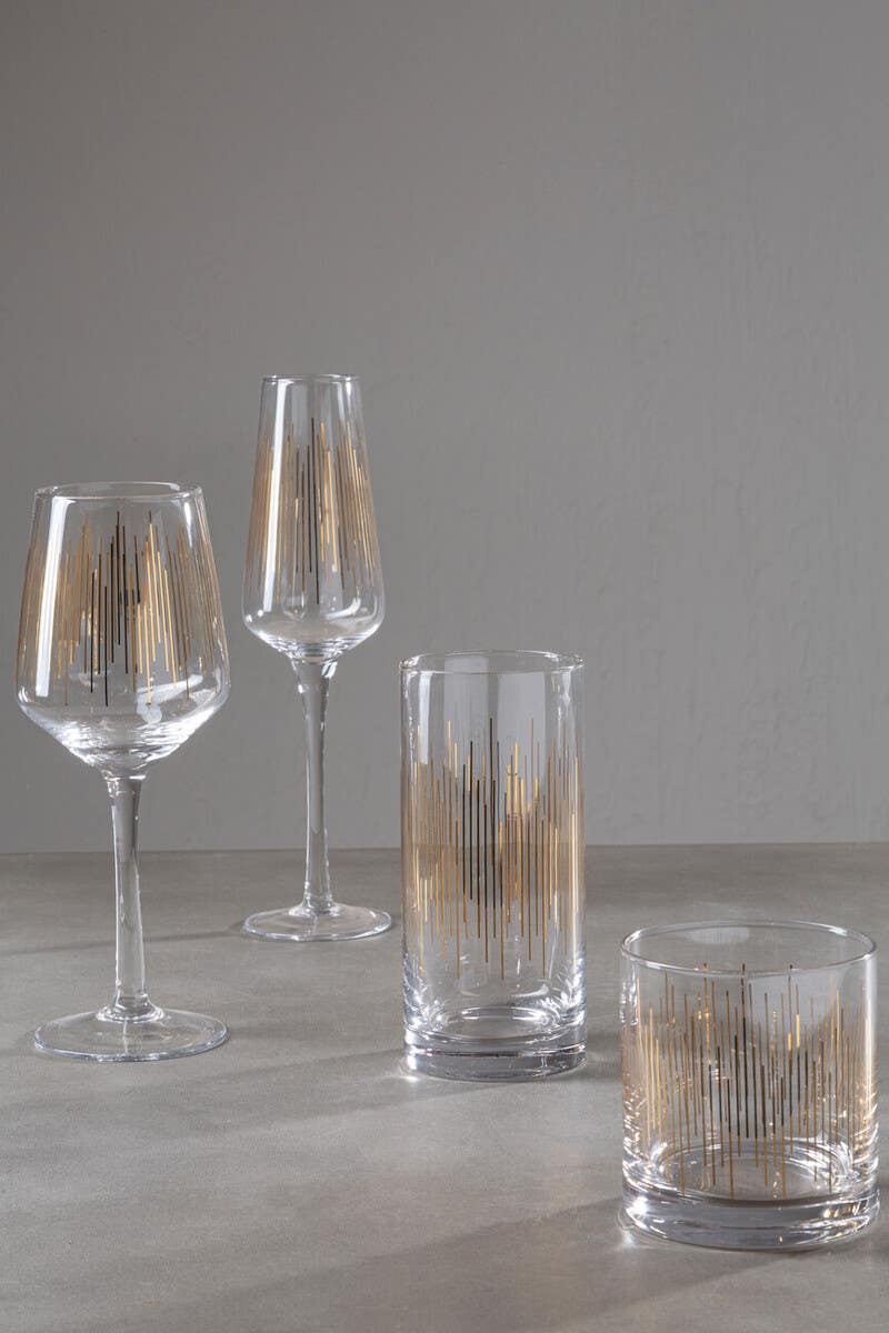 Jazz Highball Glasses Set of 4