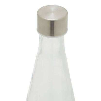 Dayla Clear Glass 550ml Bottle With Metal Lid