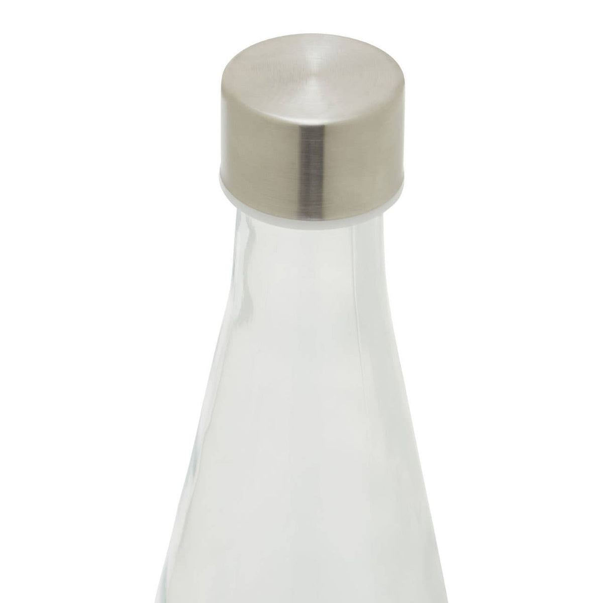 Dayla Clear Glass 1000ml Bottle With Metal Lid