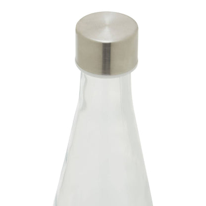 Dayla Clear Glass 1000ml Bottle With Metal Lid