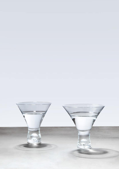Mila Set Of 2 Clear Cocktail Glasses 330ml