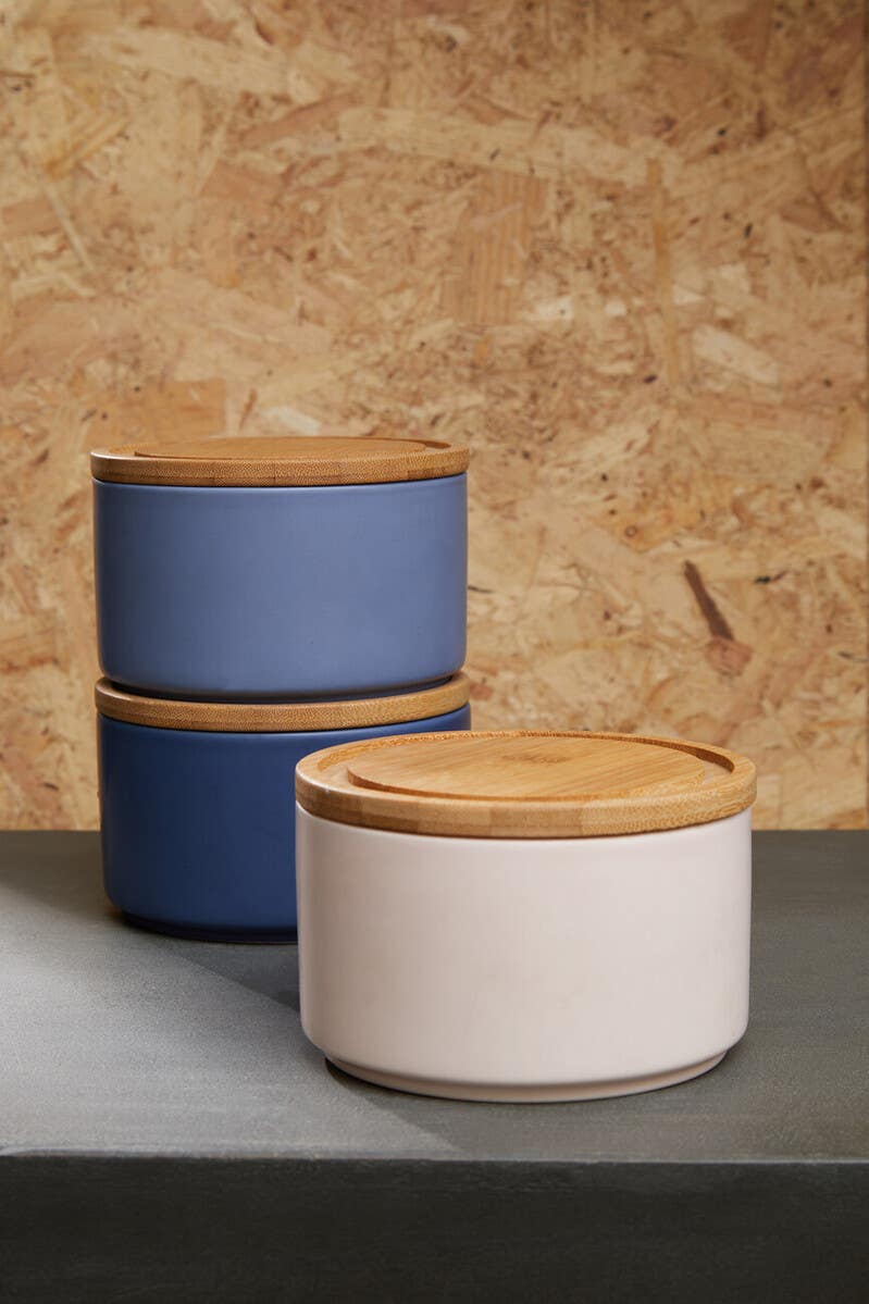 Fenwick Set of 3 Stacking Canisters