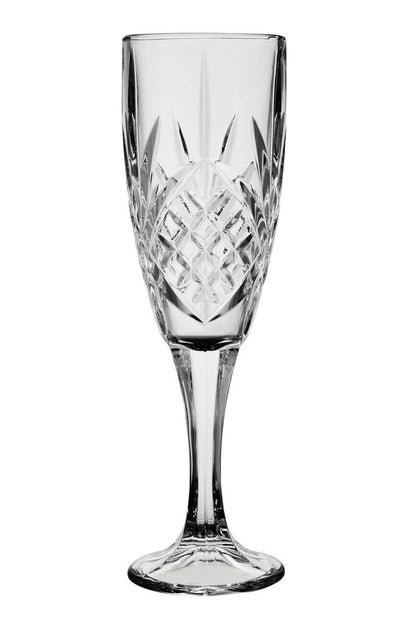 Beaufort Set of 4 Crystal  Champagne Glasses