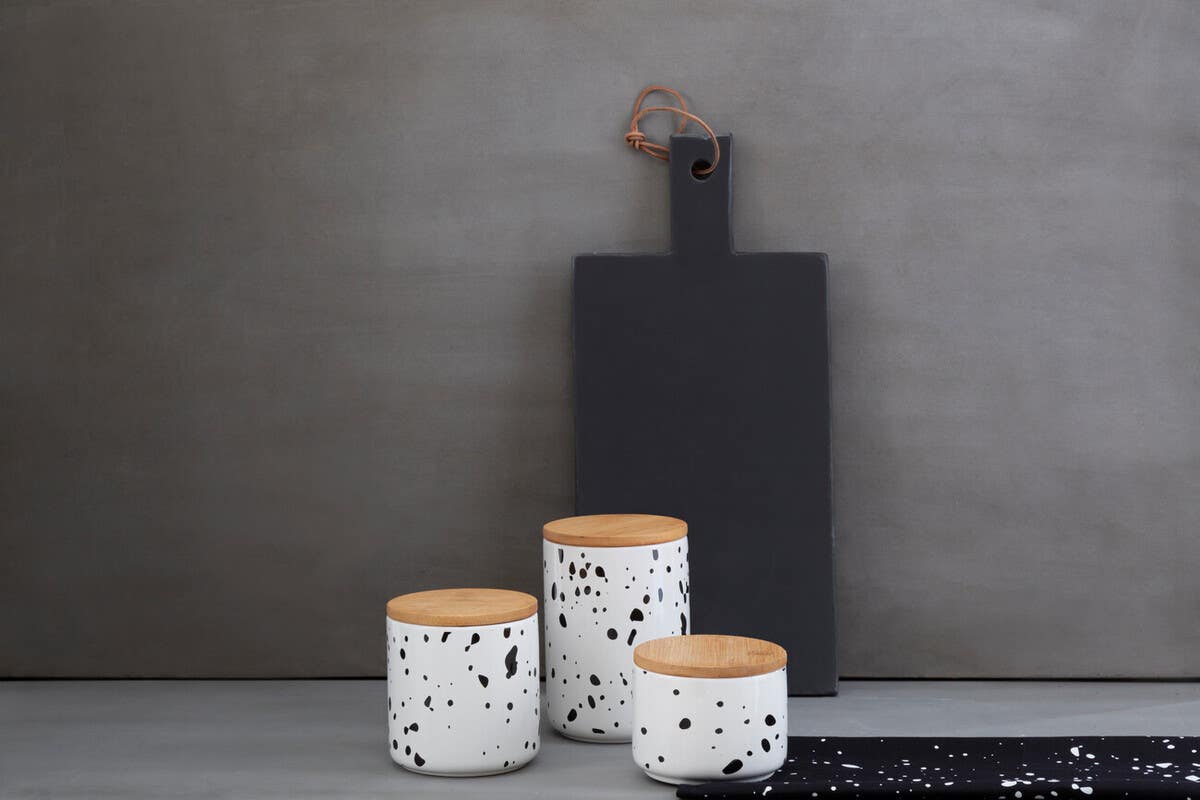 Speckled Medium Storage Canister