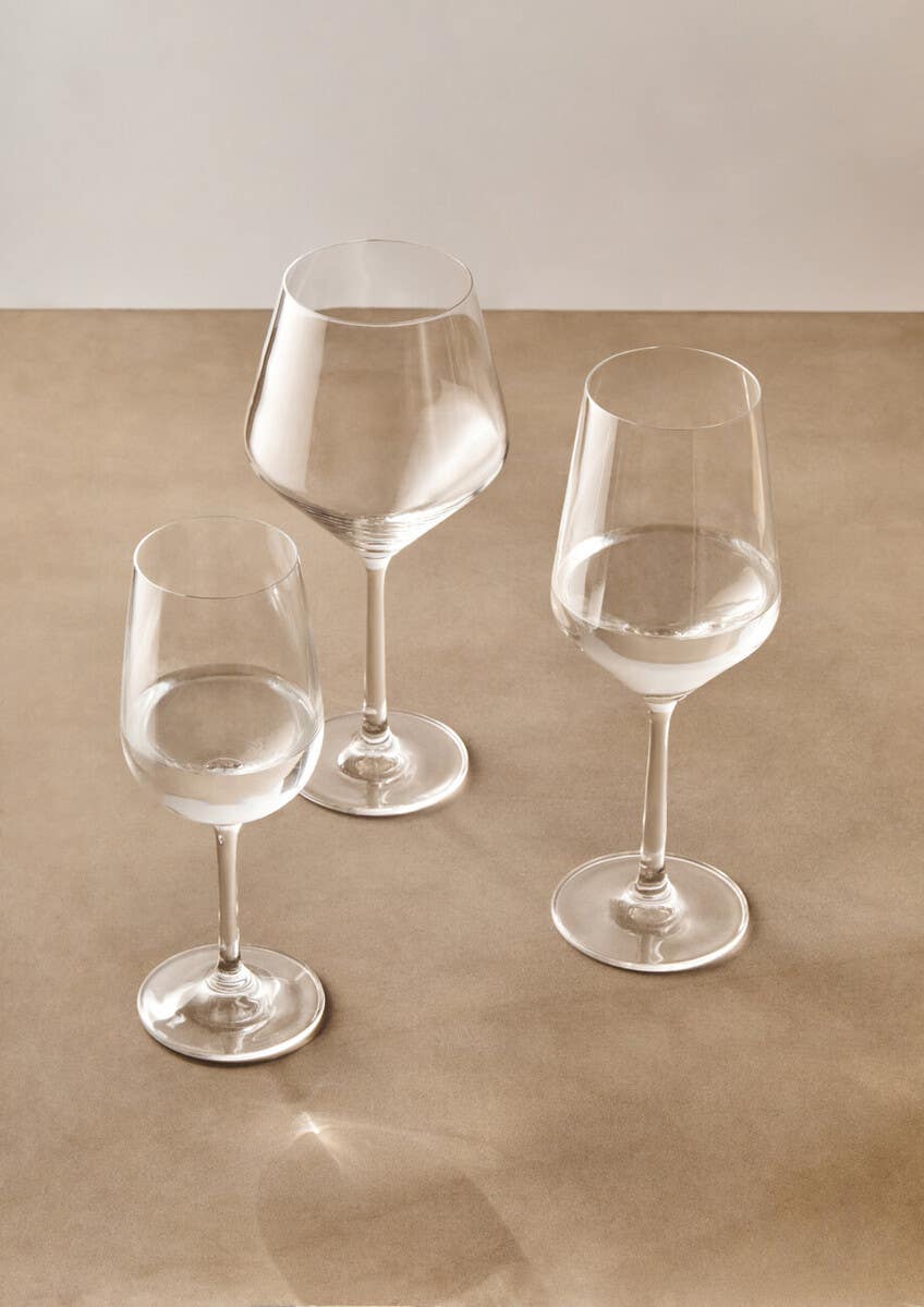 Ada Set of 4 Crystal Wine Glasses