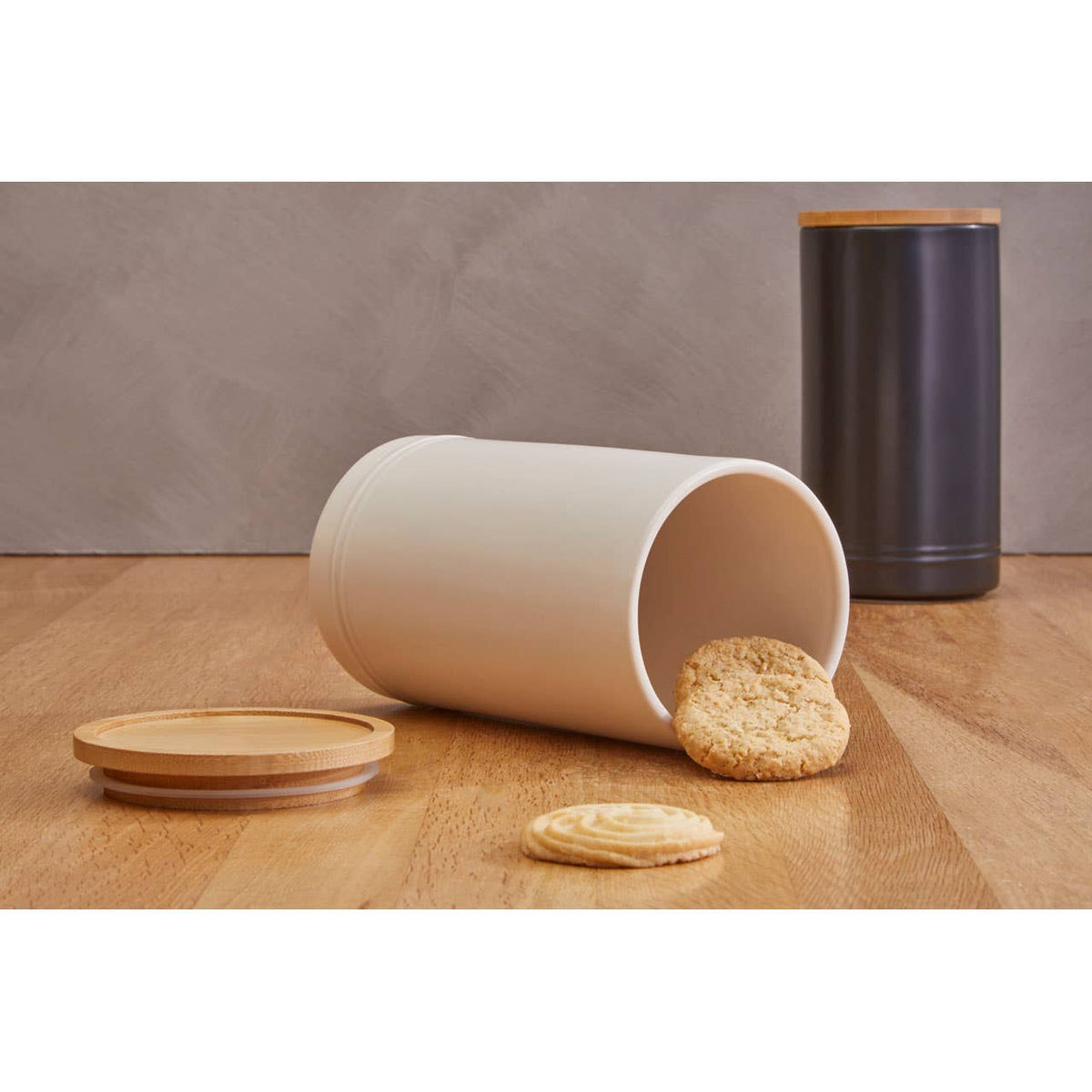 Fenwick Cream Large Stoneware Canister