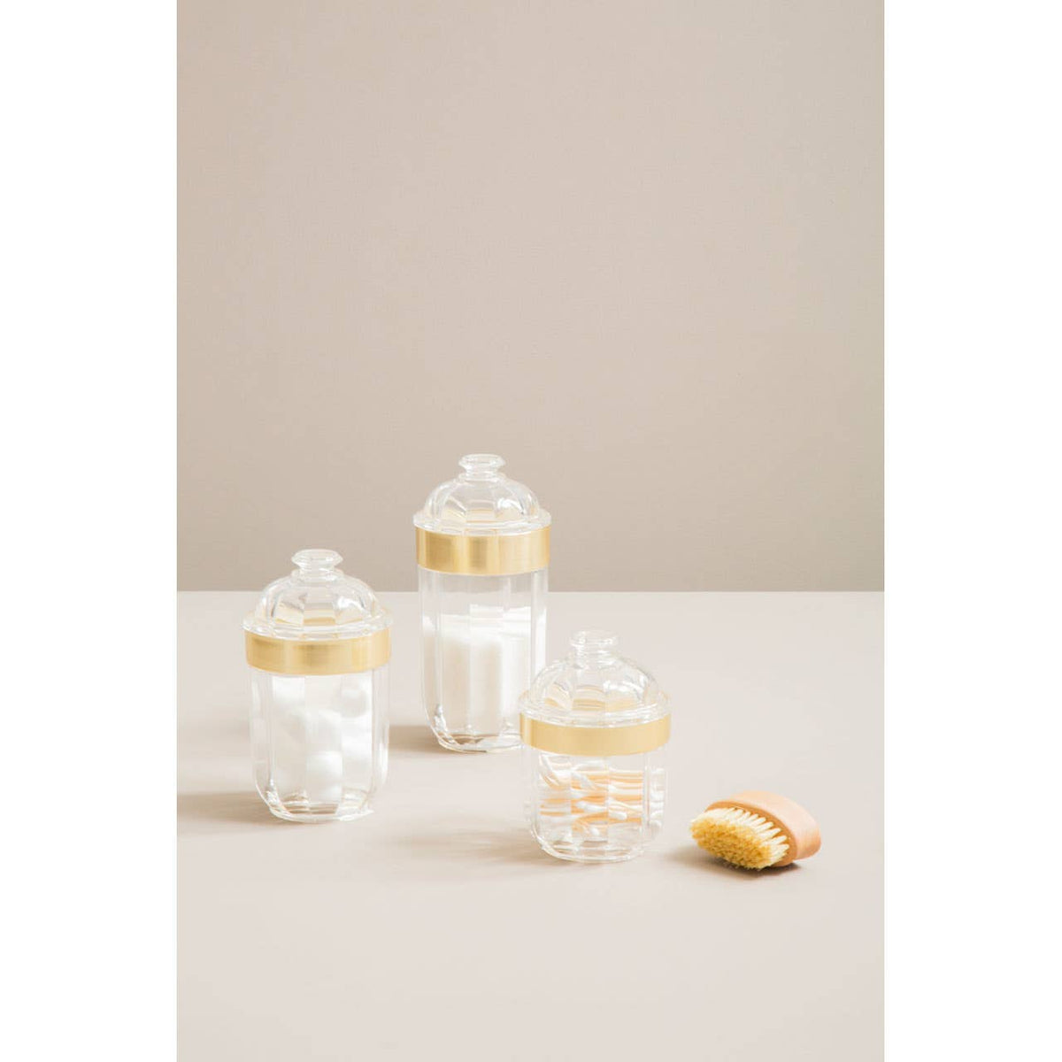 Guan Small Gold Acrylic Storage Jar