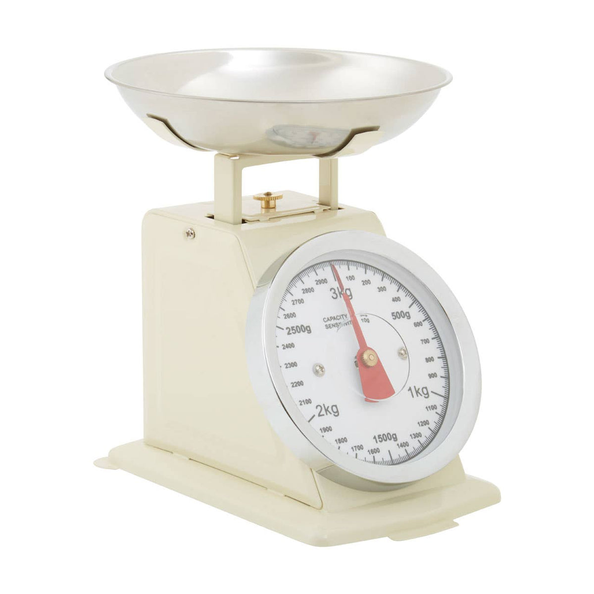 Olivier 3kg Cream Retro Kitchen Scale