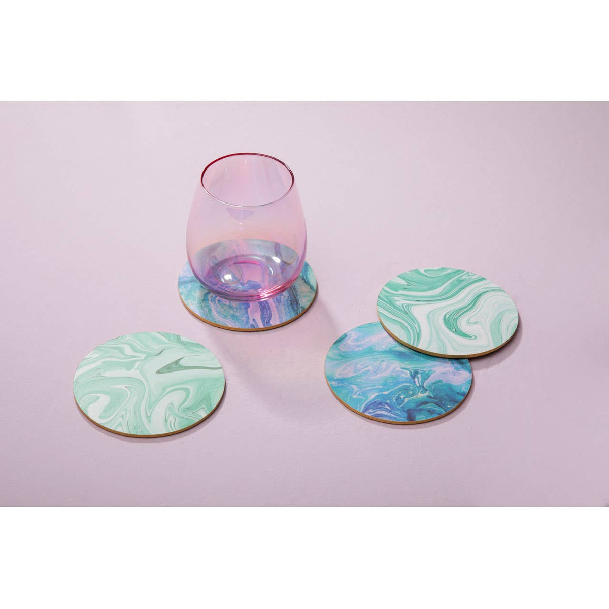 Mimo Set Of 4 Cork Coasters
