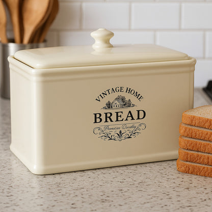Vintage Home Cream Bread Bin