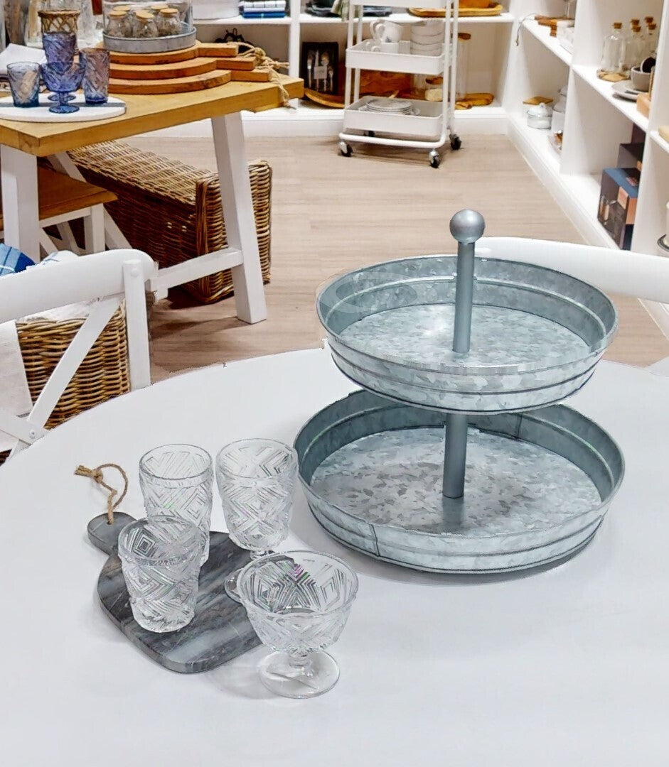 Fleur Set Of Four Clear Highball Glasses