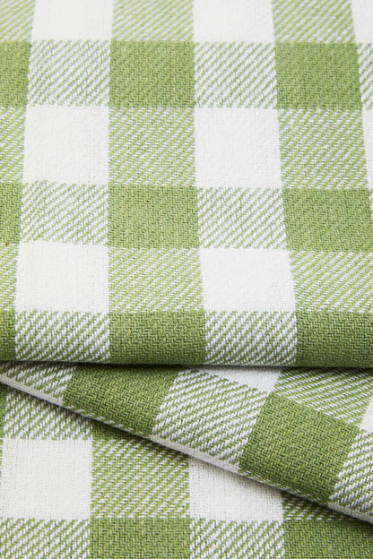 Doro Set Of Three Green And White Tea Towels