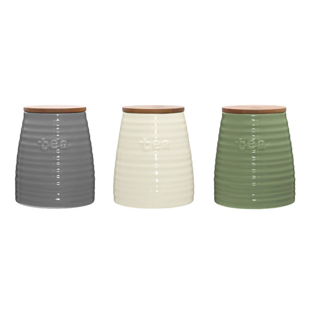 Cook Nook Winnie Cream Dolomite Tea Canister