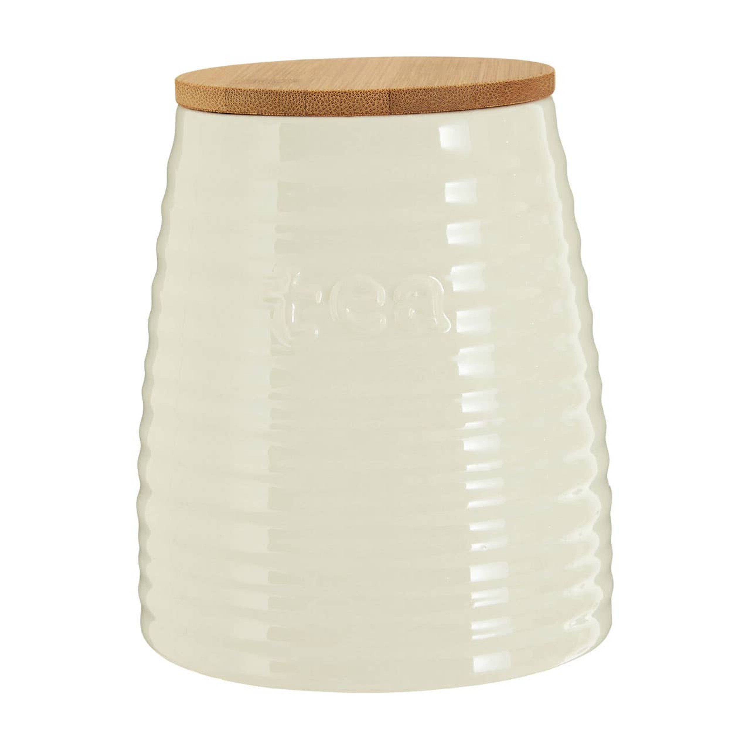 Cook Nook Winnie Cream Dolomite Tea Canister