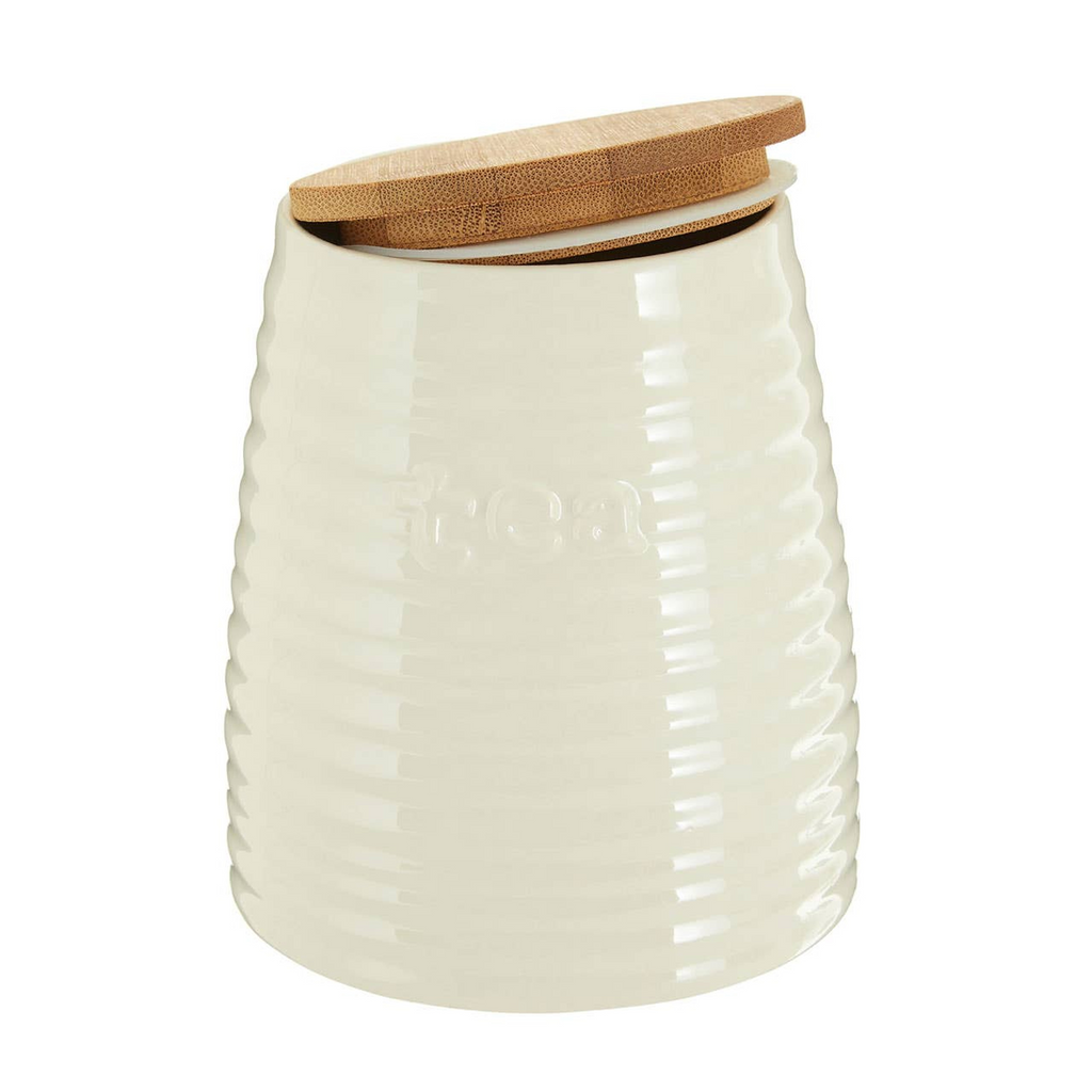 Cook Nook Winnie Cream Dolomite Tea Canister