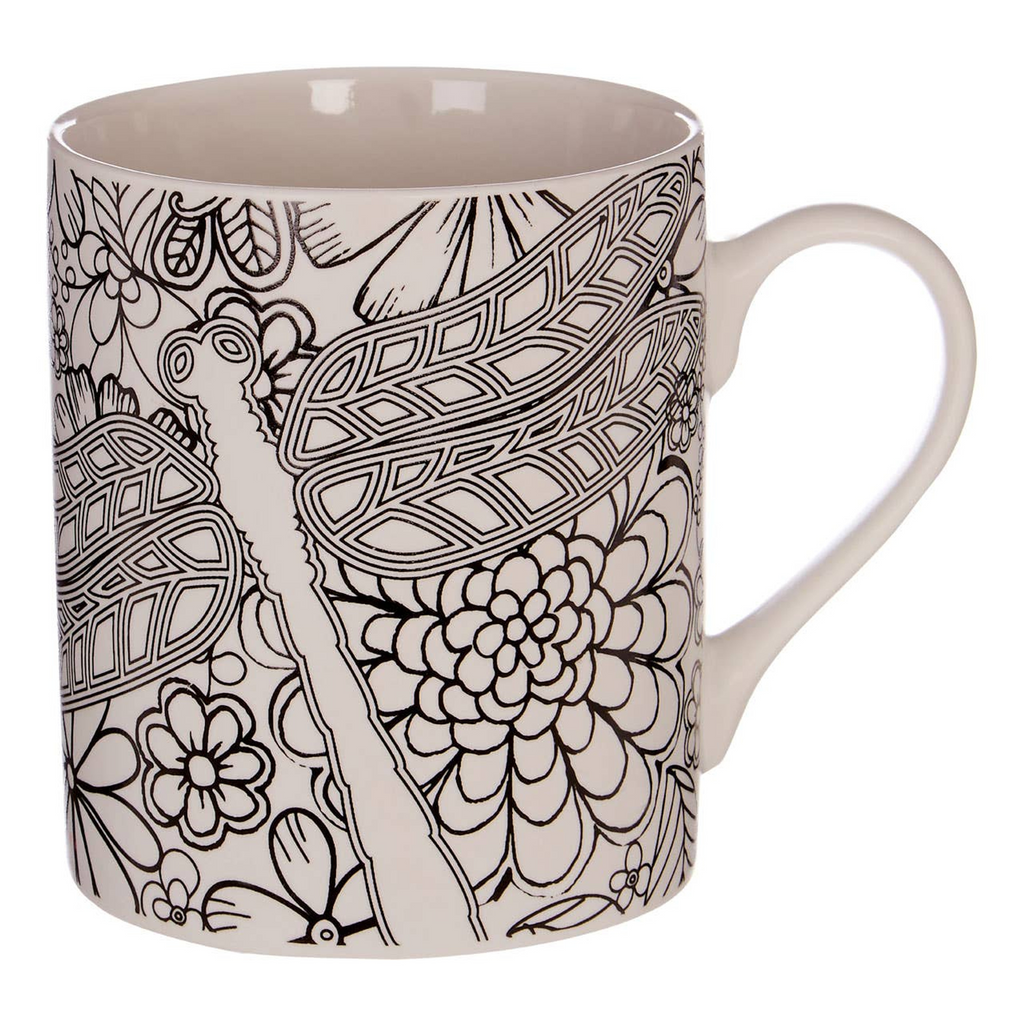Cook Nook Dragonfly Colour In Mug