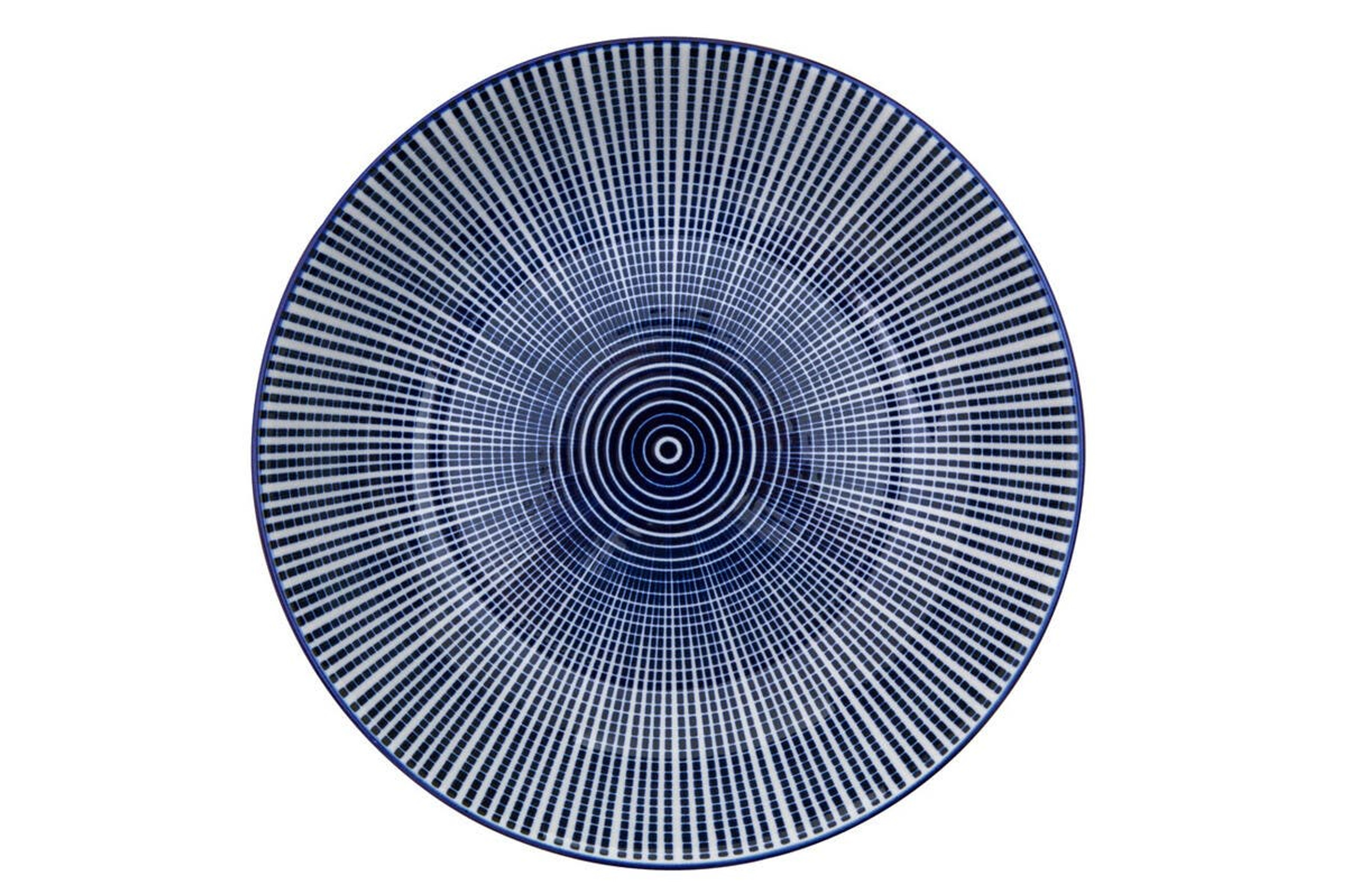 Cook Nook Maya 12 Piece Blue And White Dinner Set