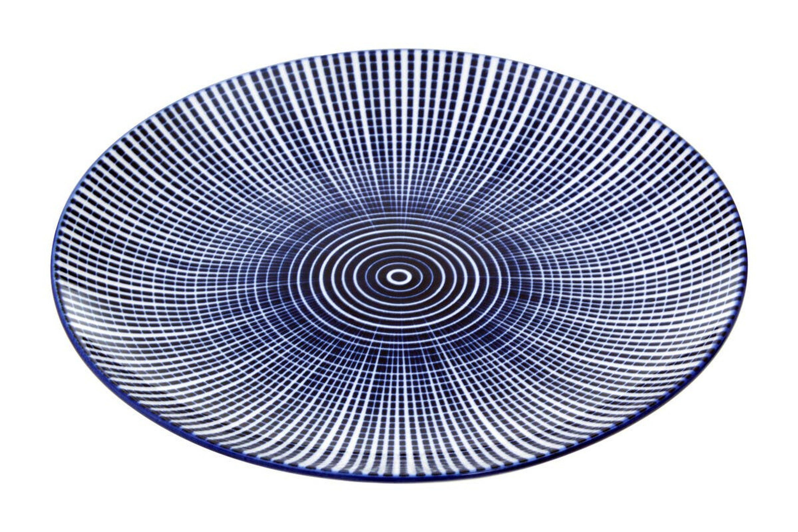 Cook Nook Maya 12 Piece Blue And White Dinner Set