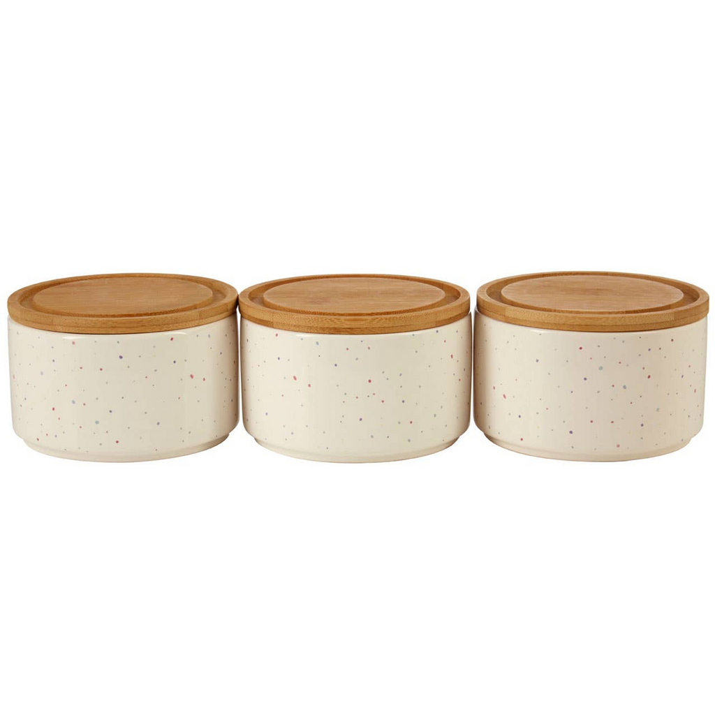 Cook Nook Fenwick Set of 3 Stackable Canisters