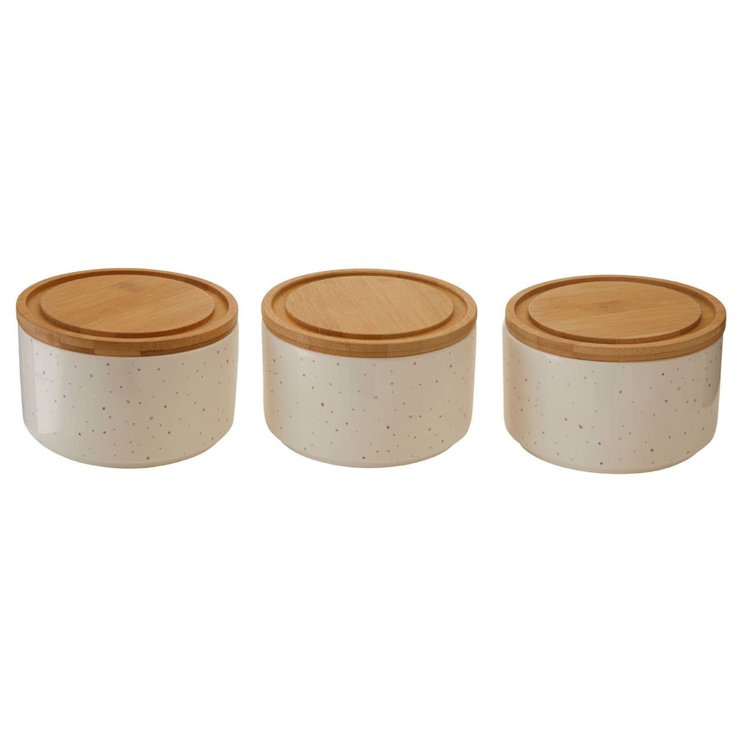Cook Nook Fenwick Set of 3 Stackable Canisters