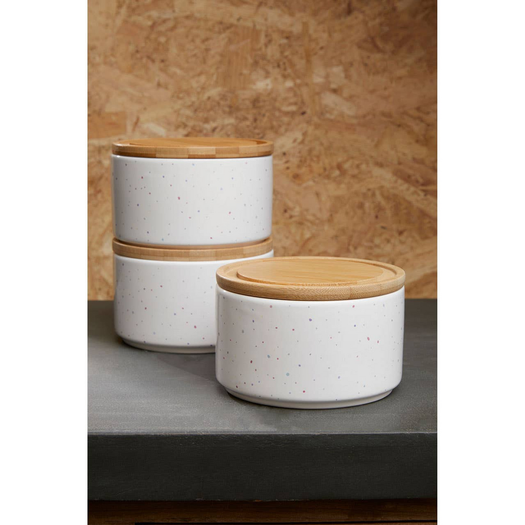 Cook Nook Fenwick Set of 3 Stackable Canisters