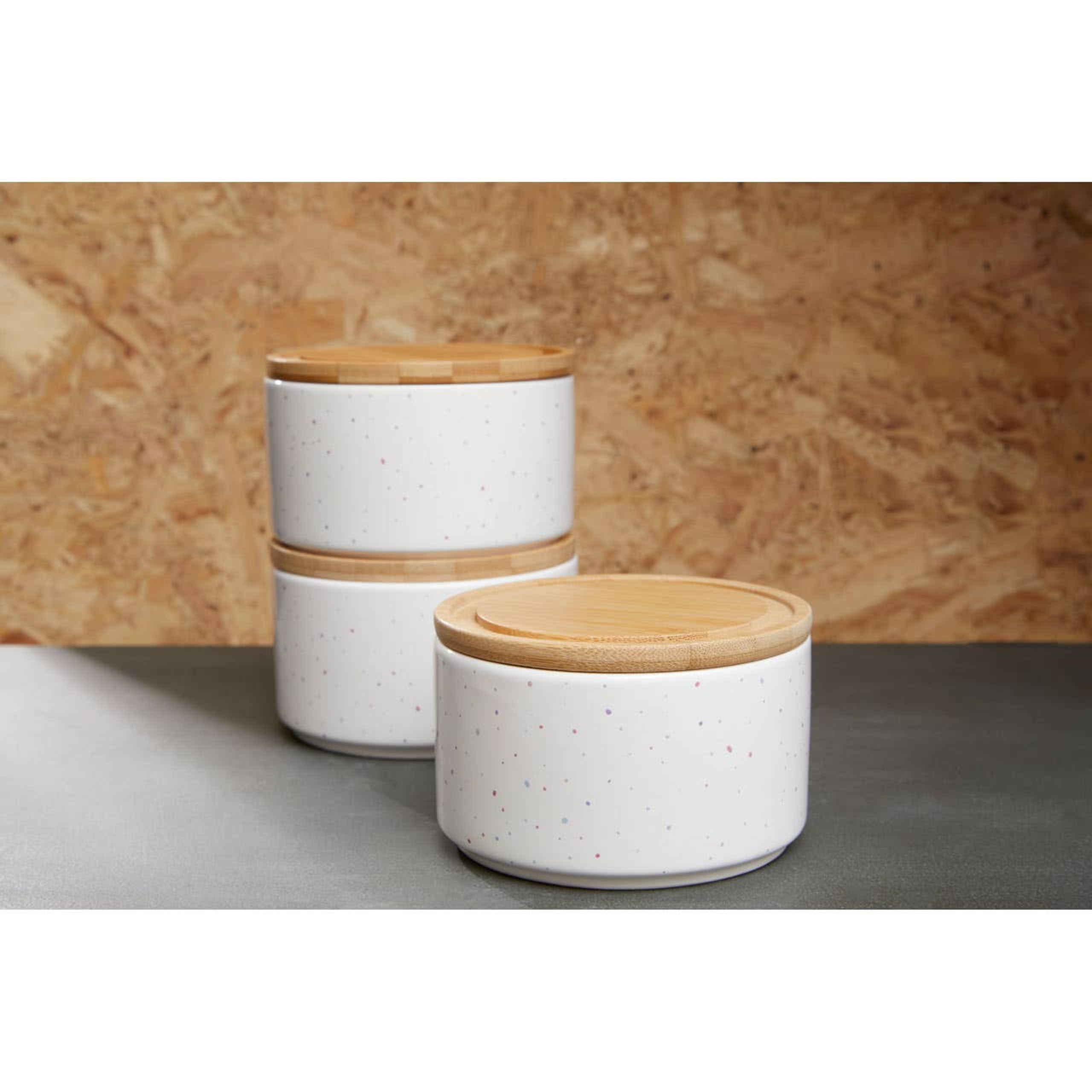 Cook Nook Fenwick Set of 3 Stackable Canisters