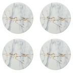 Cook Nook Marble Luxe Set Of 4 Coasters