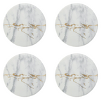 Cook Nook Marble Luxe Set Of 4 Coasters