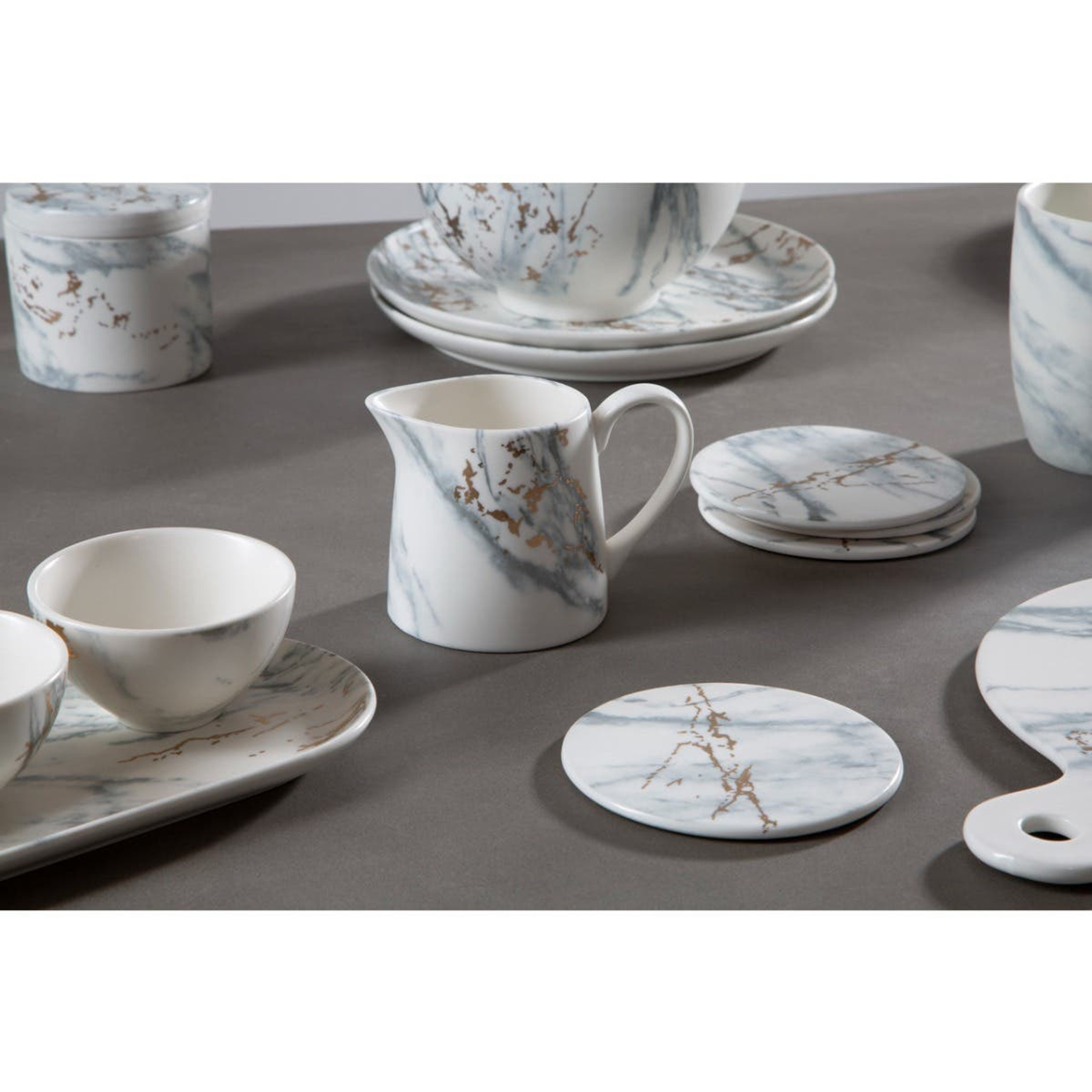 Cook Nook Marble Luxe Set Of 4 Coasters