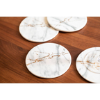 Cook Nook Marble Luxe Set Of 4 Coasters