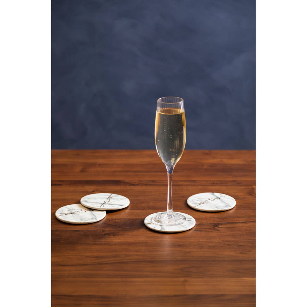 Cook Nook Marble Luxe Set Of 4 Coasters