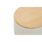 Cook Nook Geome Cream Bread Bin in Stoneware