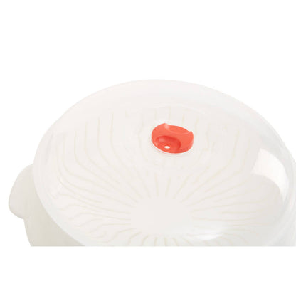 Ikoma White And Clear Microwave Steamer