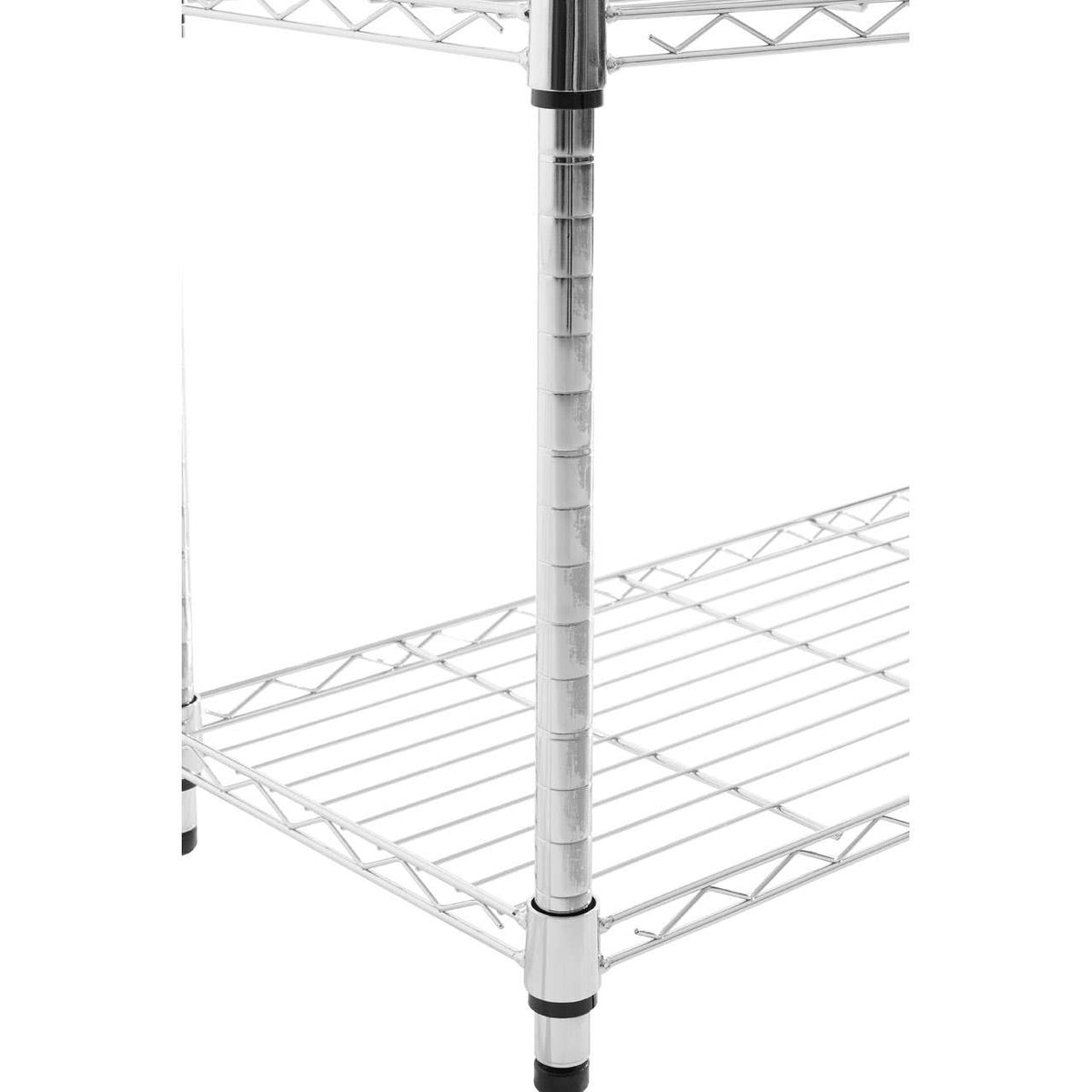 Frankfurt  4 Tier Shelf Unit with Hanging Rail