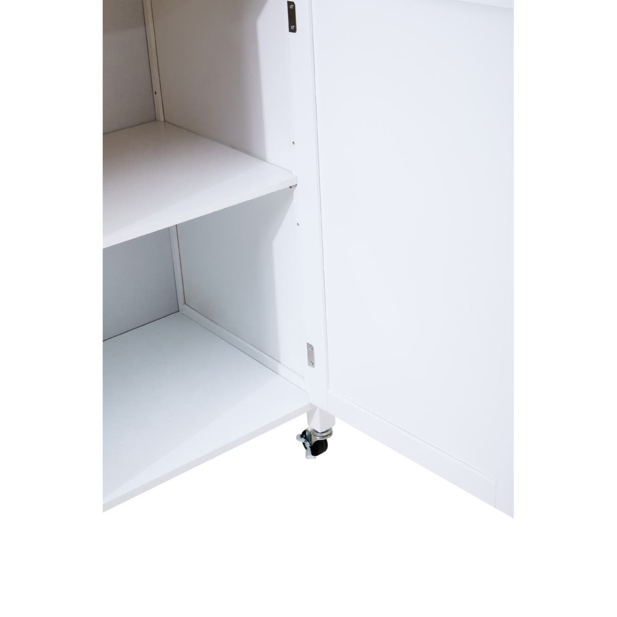 Frankfurt White Kitchen Trolley