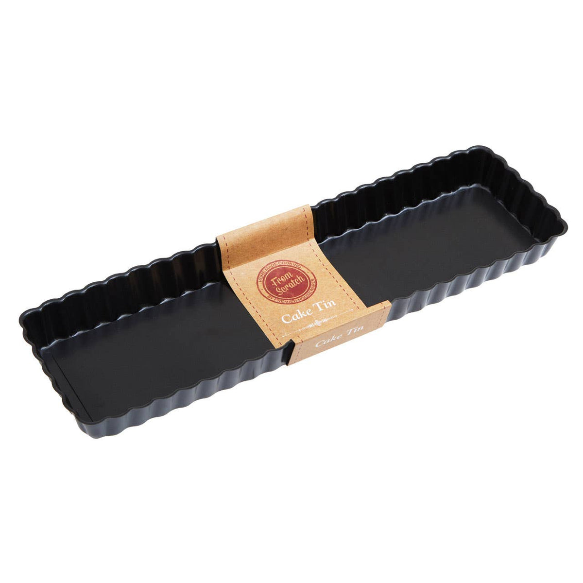 From Scratch Rectangular Fluted Flan Quiche Tin