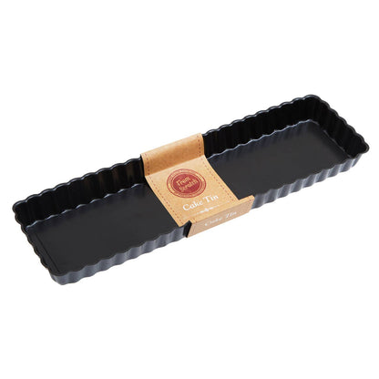 From Scratch Rectangular Fluted Flan Quiche Tin