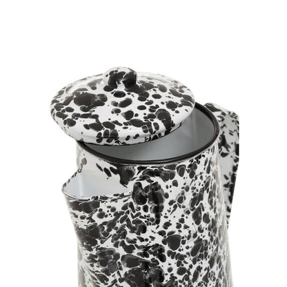 Hygge Black And White Patterned Coffee Pot