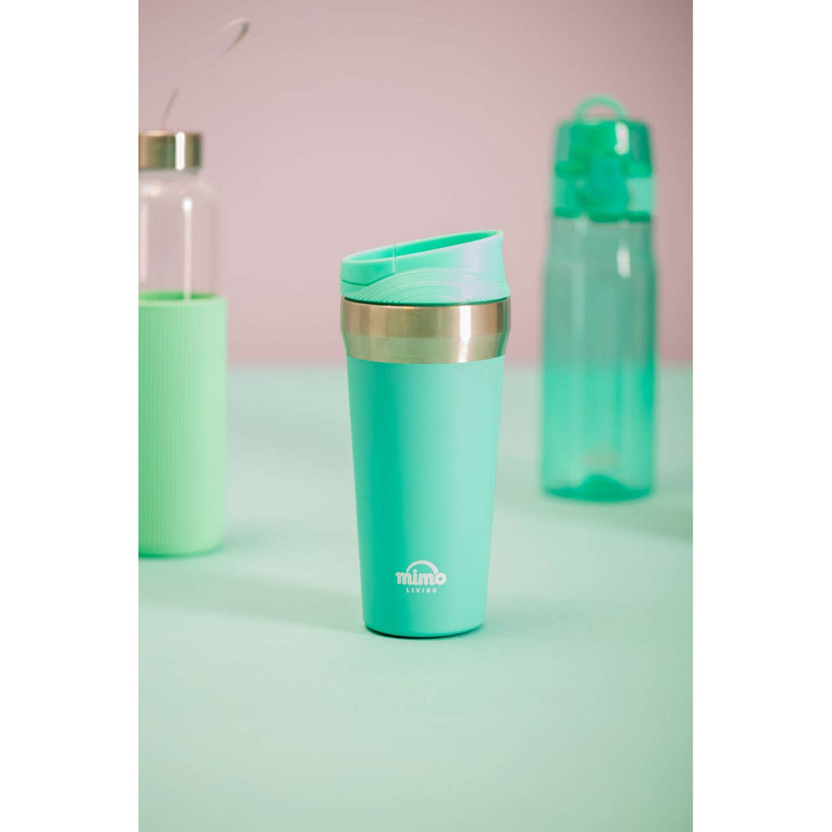 Mimo Turquoise 380ml Travel Mug