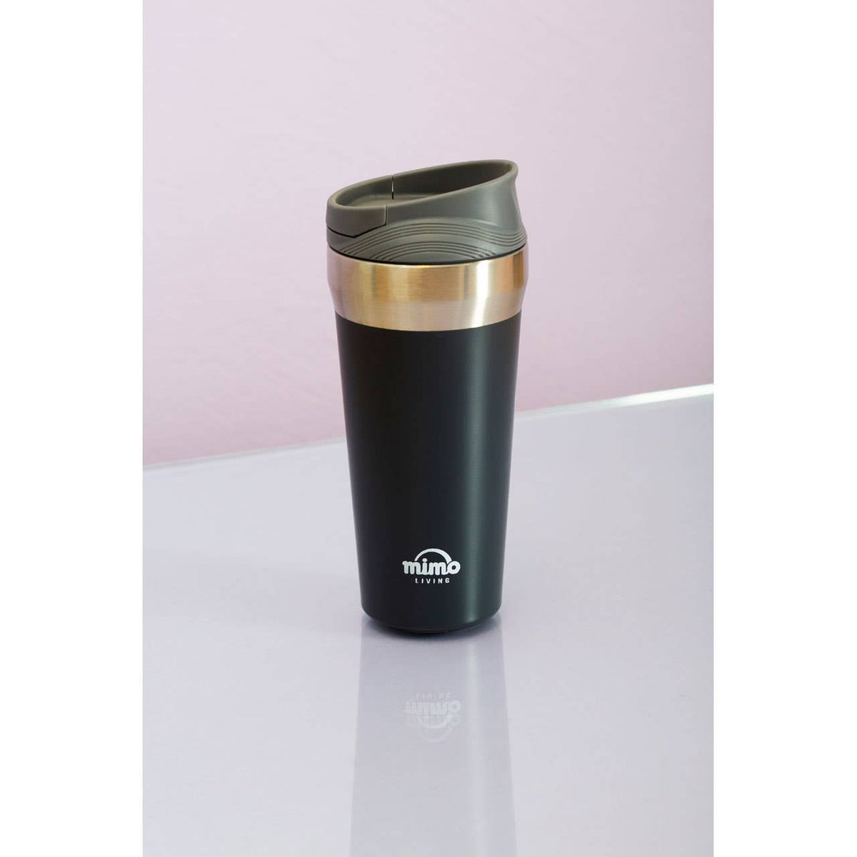 Mimo Black Travel Mug