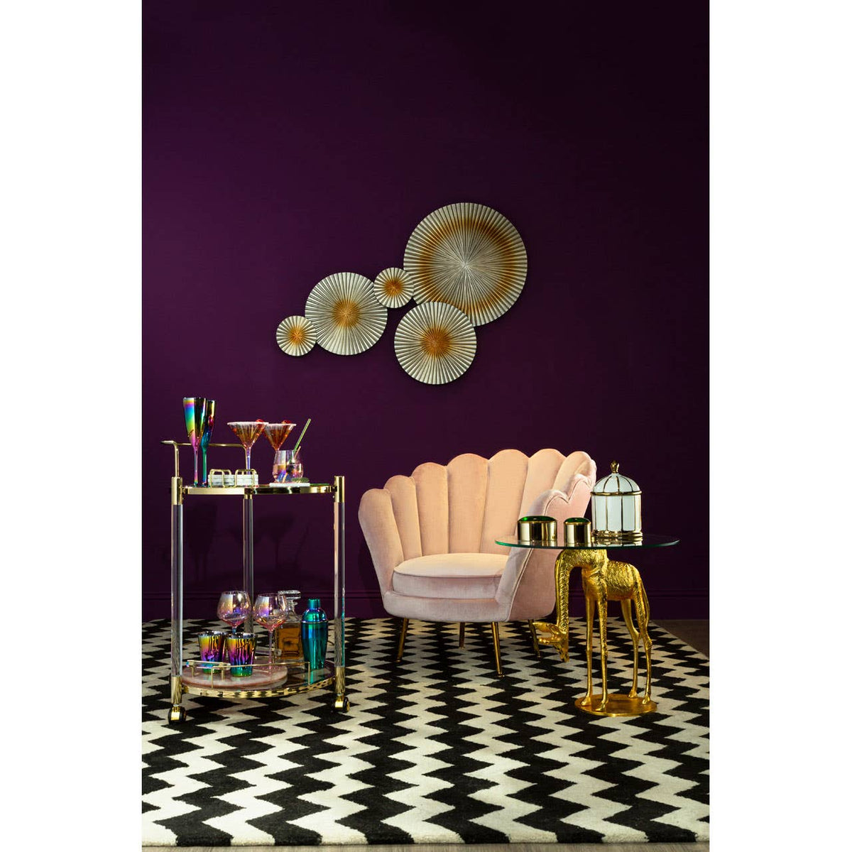 Aurora Set of 4 Champagne Glasses
