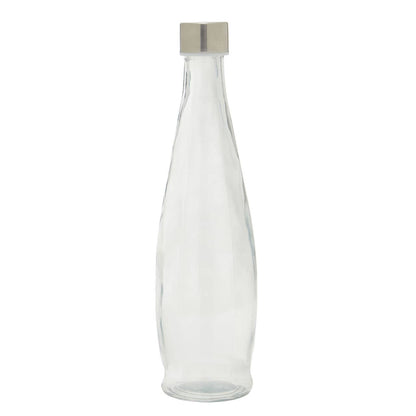 Dayla Clear Glass 1000ml Bottle With Metal Lid