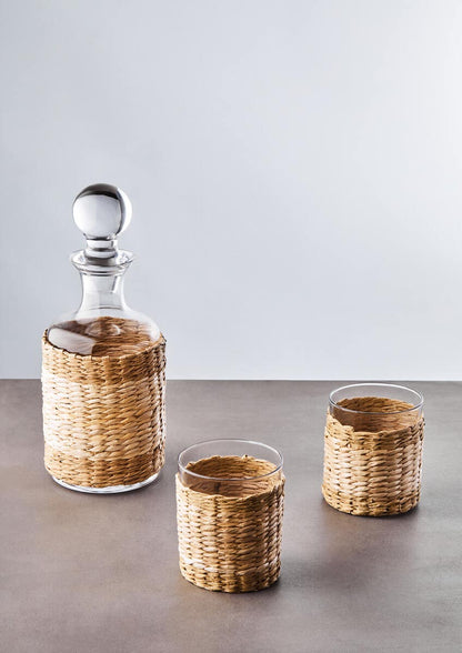 Juno Three Piece Glass And Decanter Set