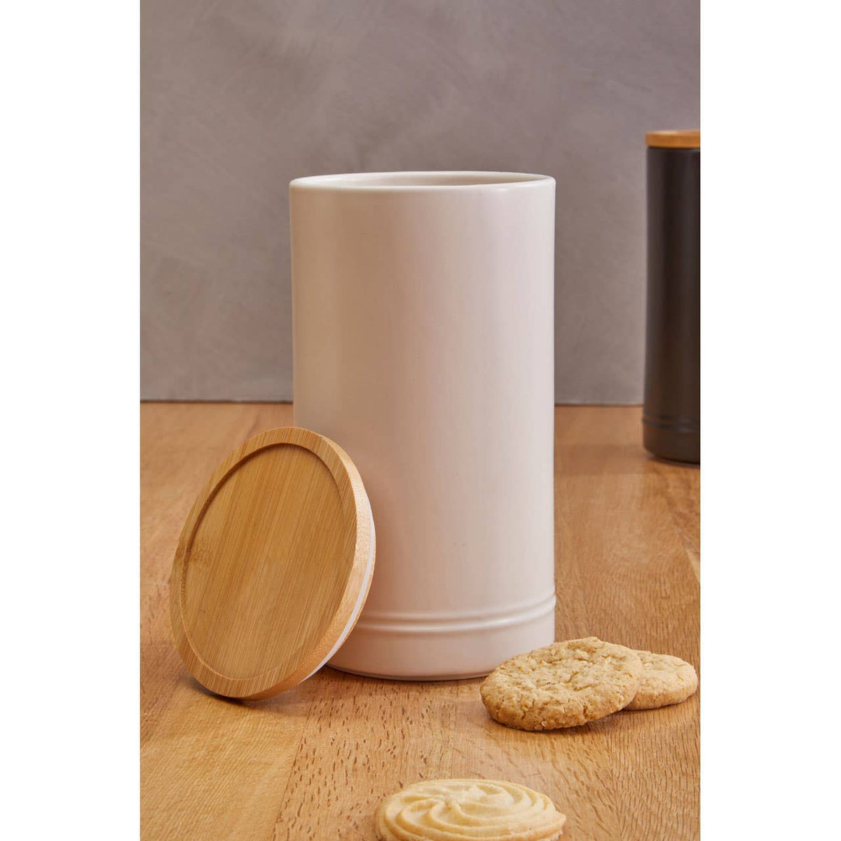 Fenwick Cream Large Stoneware Canister