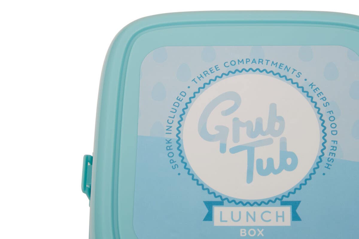 Grub Tub 4 Compartments Mint Green Lunch Box