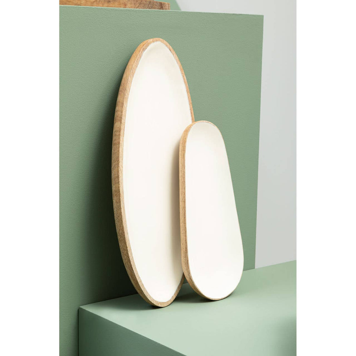 Kara Mango Wood Oval Serving Platter