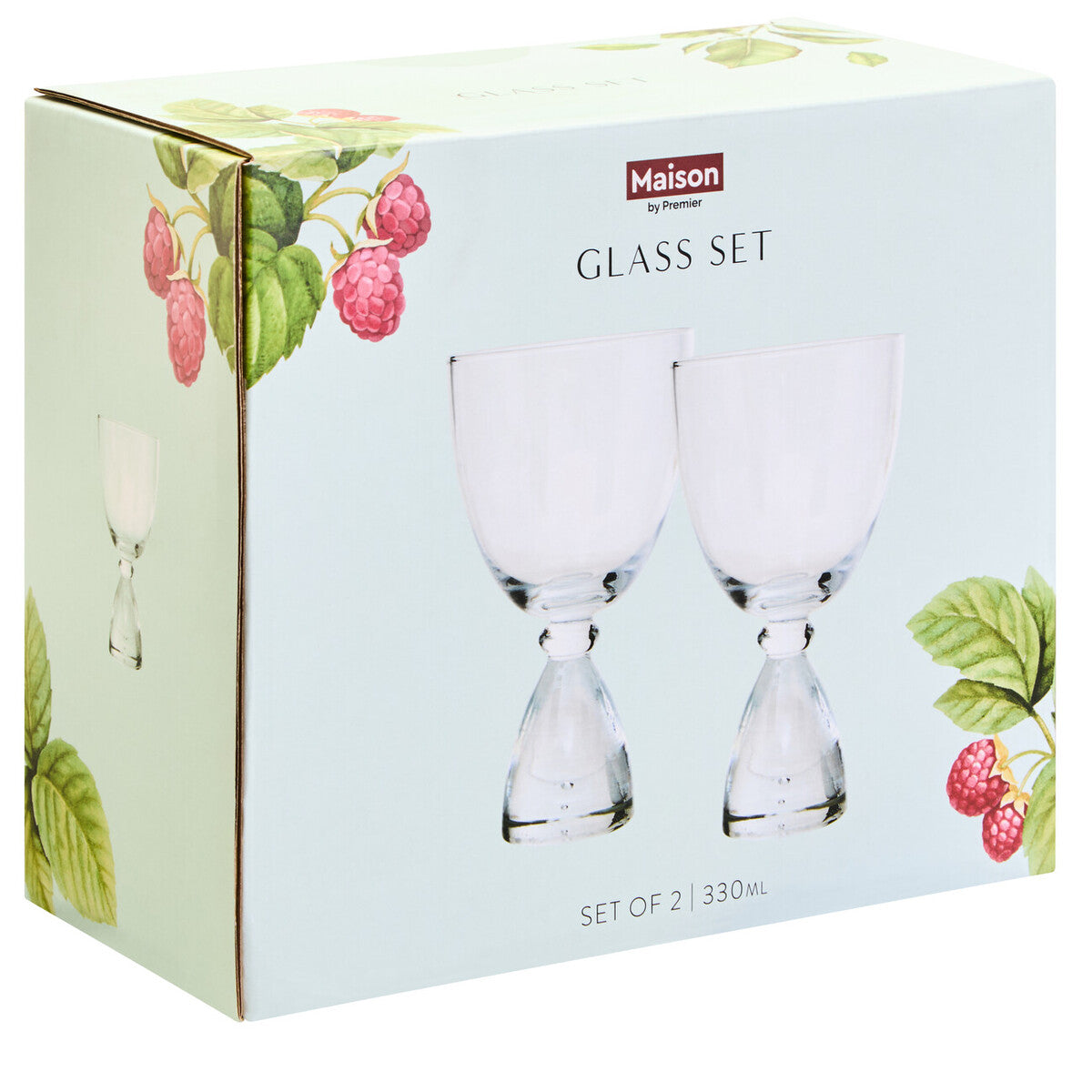 Mila Set Of 2 Clear Cocktail Glasses